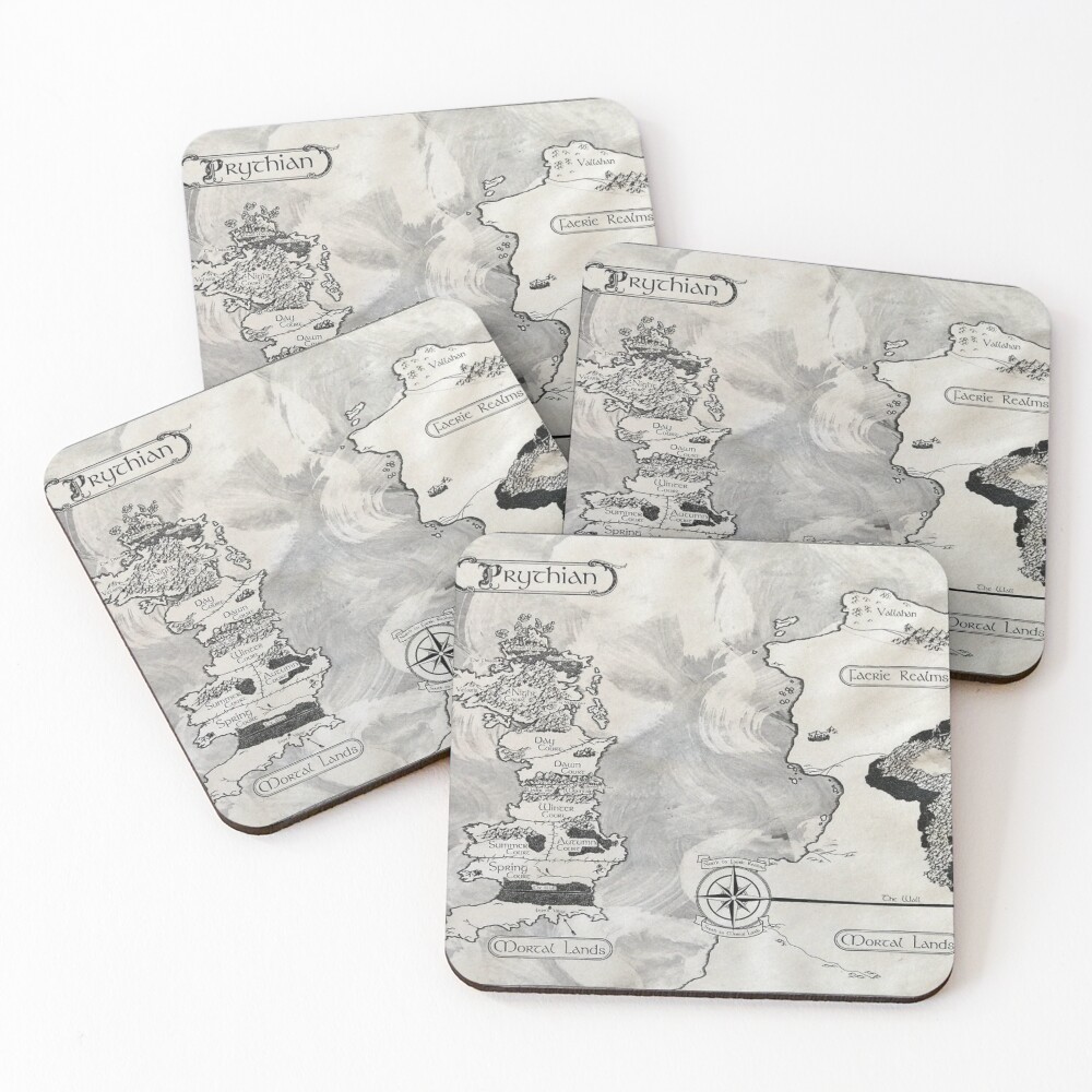 aesthetic bookish prythian map  Jigsaw Puzzle
