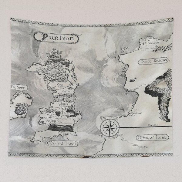 Item preview, aesthetic bookish prythian map  designed and sold by rlav123.
