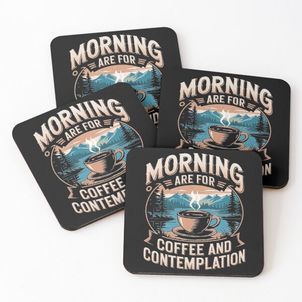 Item preview, Mornings Are for Coffee and Contemplation - Nature Coffee Design designed and sold by love3617.
