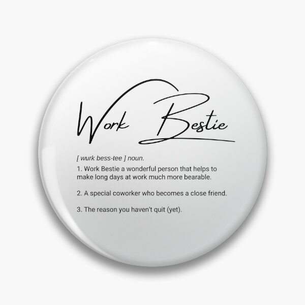 Item preview, Work Bestie Definition Funny Coworker & Colleague designed and sold by CuteLovelyDesigns.