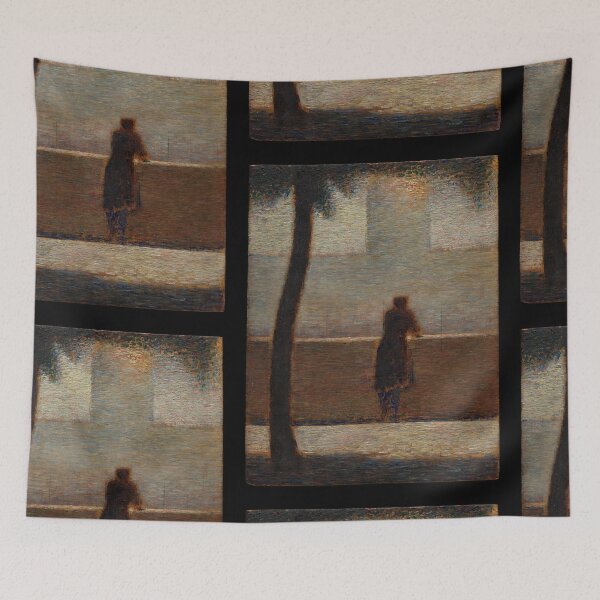Item preview,  Georges Seurat  A Man Leaning on a Parapet designed and sold by TeeARTHY.