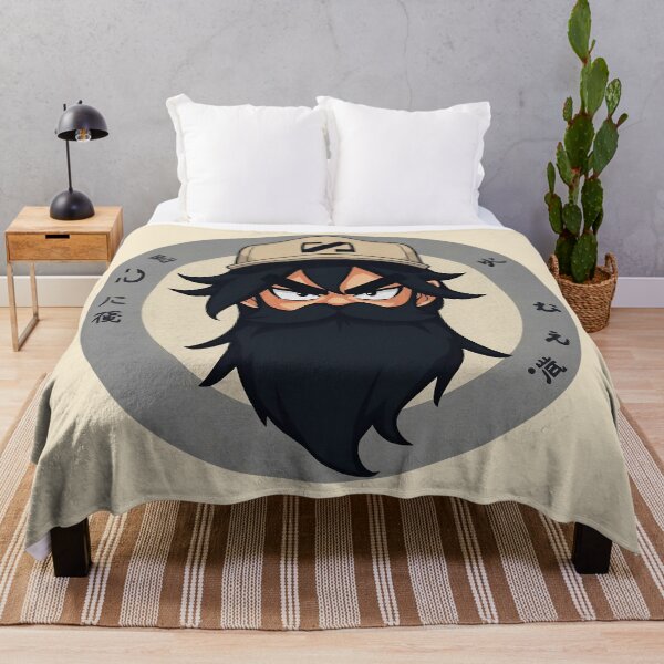 Item preview, Bearded Anime Warrior in Cap | Japanese Cartoon Art designed and sold by GALUMARKET.