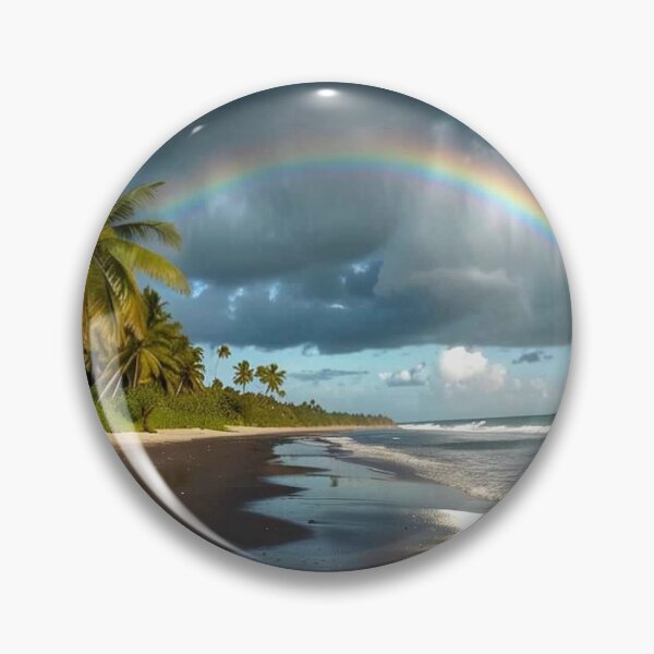 Item preview, Arcoiris en una playa hawaiana designed and sold by John  Patrick.
