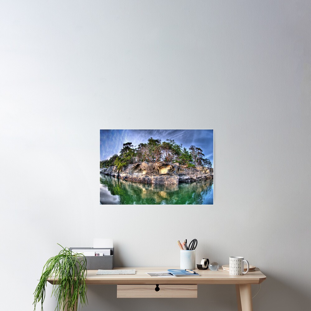 Shoreline at Edith Point, Mayne Island Poster