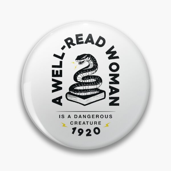 Aperçu de l'œuvre Citation sur la femme cultivée créée et vendue par GoodBookThreads.