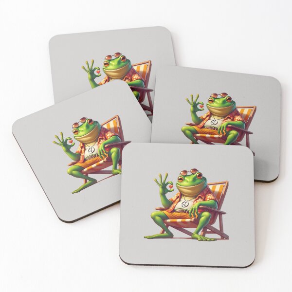 Item preview, Francisco the Frog Sends, Peace, Love, and Good Vibes designed and sold by LaPaz361.