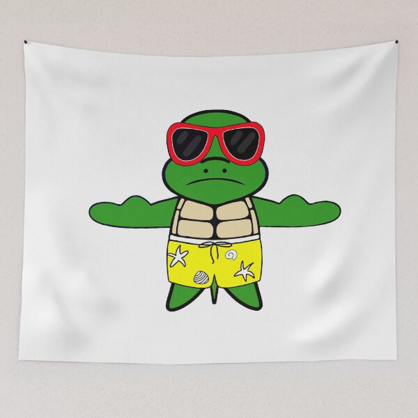 Item preview, Funny Turtle with Muscles designed and sold by Sartoris Art.