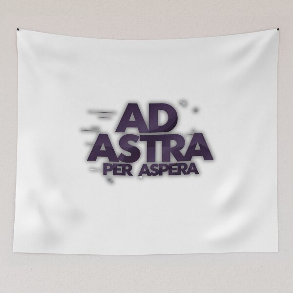 Item preview, "Ad Astra Per Aspera" – Through hardships to the stars, motivational | positivity | mindfulness gift    designed and sold by FitEnvy.