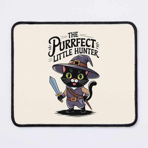 Item preview, Purrfect Little Witch Hunter Design designed and sold by MolonasDesigns.