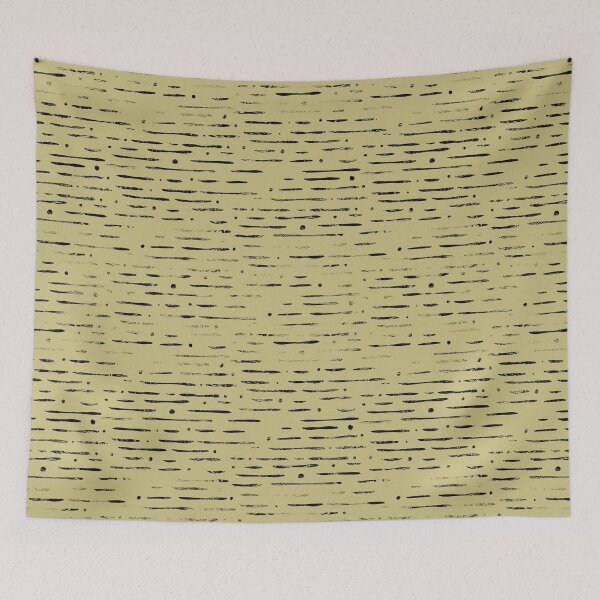 Item preview, Dot-Dash Distressed Pattern - Gold + Coal designed and sold by Irene Estelle.
