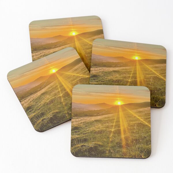 Item preview, Sunrise over sugar loaf mountain Brecon Beacons designed and sold by SoulTrekking.
