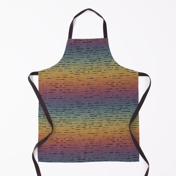 Item preview, Dot-Dash Distressed Pattern - Rainbow Sunset + Coal designed and sold by Irene Estelle.
