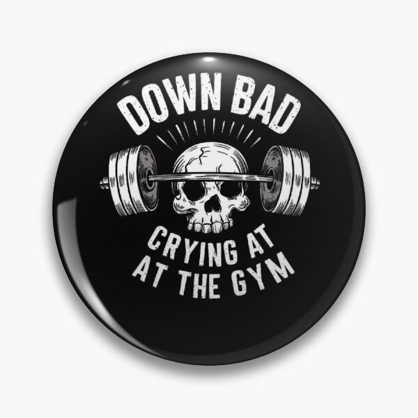 Item preview, Down Bad Skull Weightlifting - Emotional Gym Workout Design designed and sold by love3617.