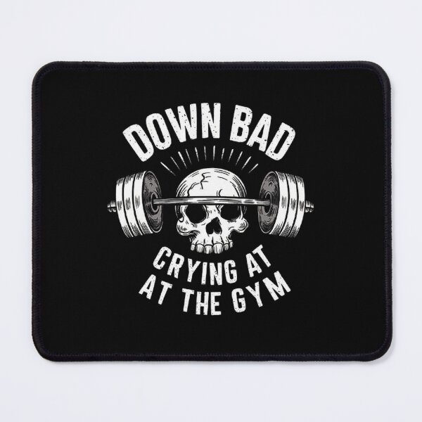 Item preview, Down Bad Skull Weightlifting - Emotional Gym Workout Design designed and sold by love3617.