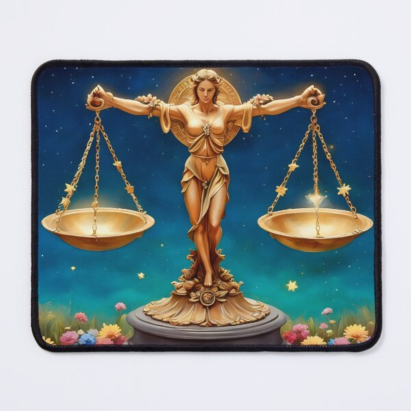 Item preview, LIBRA SEASON SCALES ASTROLOGY ZODIAC STICKER designed and sold by Arts4U.