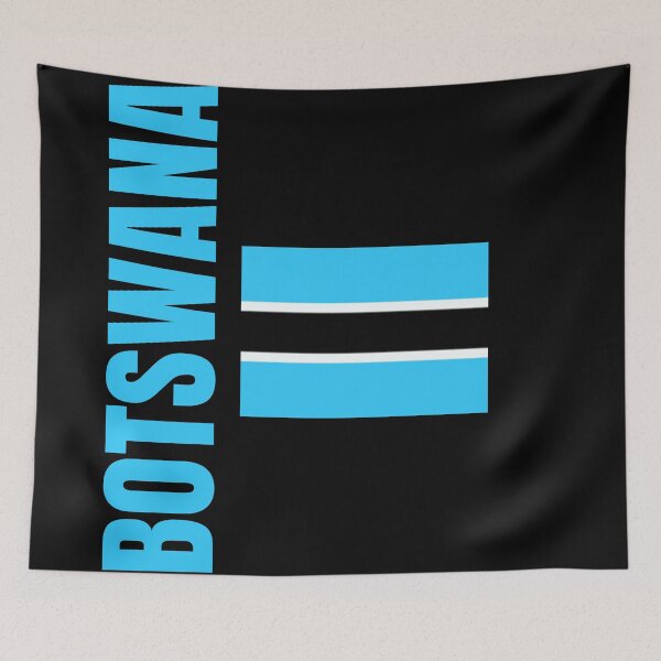 Item preview, Botswana Flag designed and sold by jeshands.
