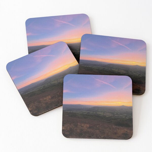Item preview, Sunset over sugar loaf mountain Brecon Beacons designed and sold by SoulTrekking.