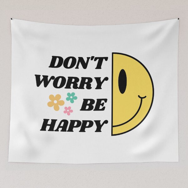 Item preview, Don't Worry Be Happy designed and sold by GoodBookThreads.