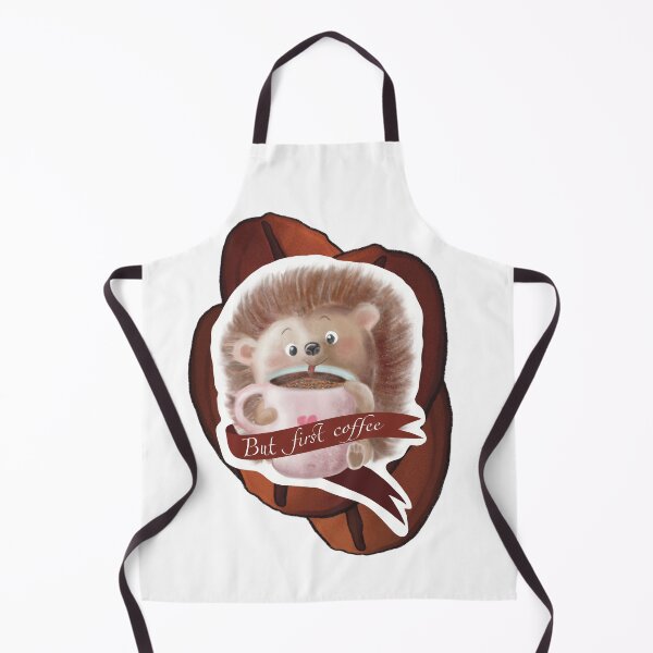 Item preview, Cute little hedgehog with cup of coffee designed and sold by TrusteeDesign.