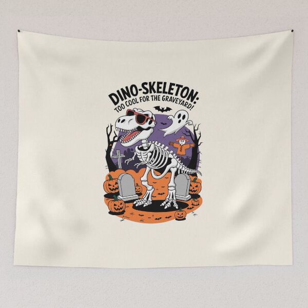 Item preview, Dino-skeleton Halloween Design designed and sold by MolonasDesigns.