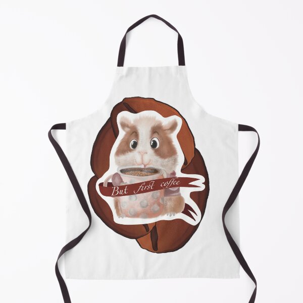 Item preview, Cute little hamster with cup of coffee designed and sold by TrusteeDesign.