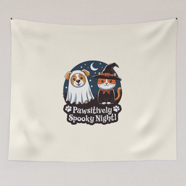 Item preview, Pawsitively Spooky Night Halloween Design designed and sold by MolonasDesigns.