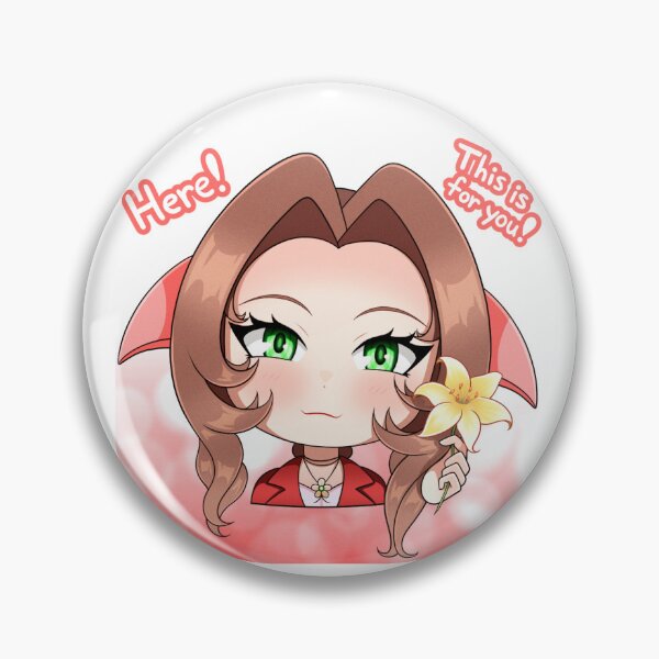 Item preview, Chibi Aerith Flower Print designed and sold by RyMoltArt.