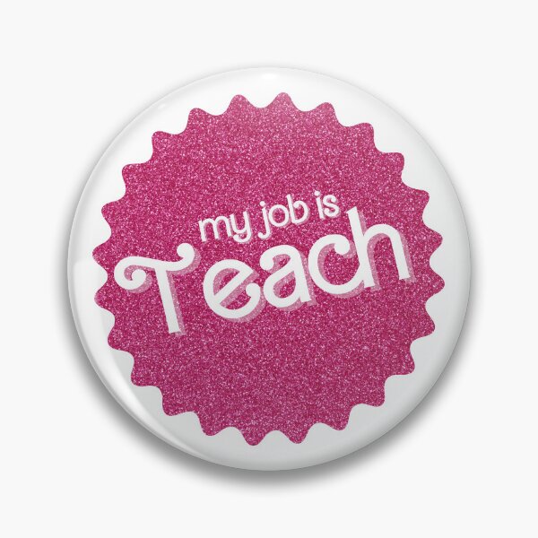 Item preview, My Job Is Teach (Pink Sparkle) designed and sold by OscarAndOphelia.