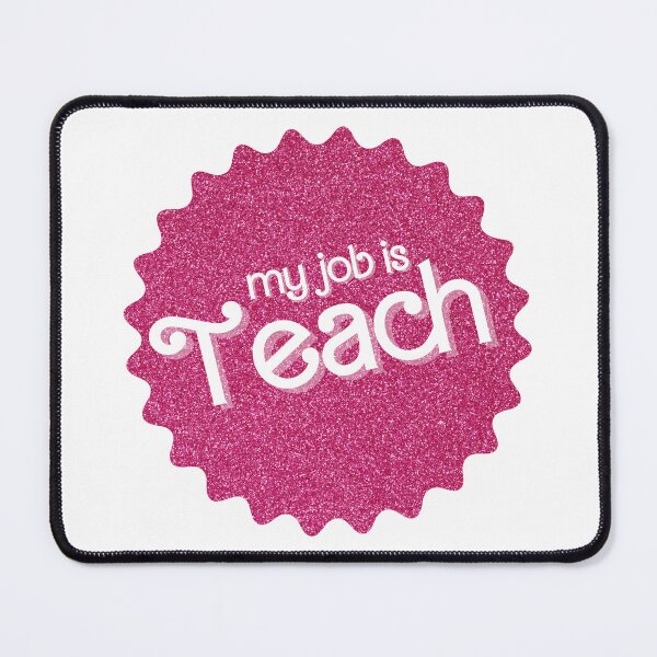 Item preview, My Job Is Teach (Pink Sparkle) designed and sold by OscarAndOphelia.