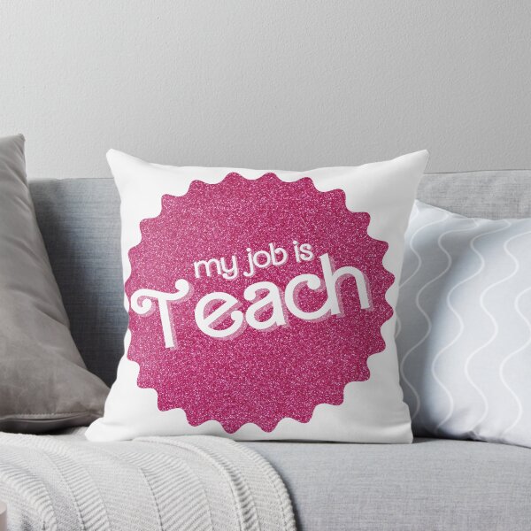 Item preview, My Job Is Teach (Pink Sparkle) designed and sold by OscarAndOphelia.