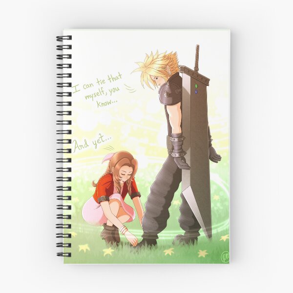 Item preview, Aerith Tying Cloud's Shoes designed and sold by RyMoltArt.