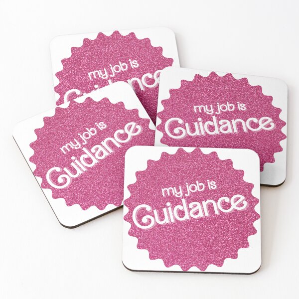 Item preview, My Job Is Guidance (Pink Sparkle) designed and sold by OscarAndOphelia.