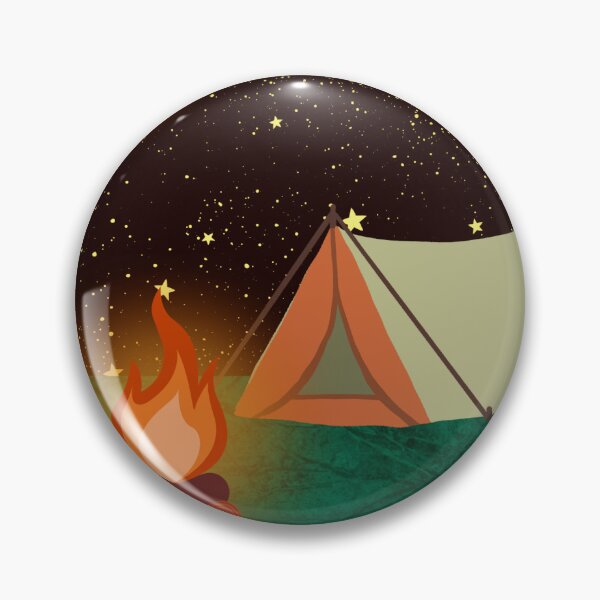 Item preview, Peaceful Camping Scene designed and sold by alykalydaly.