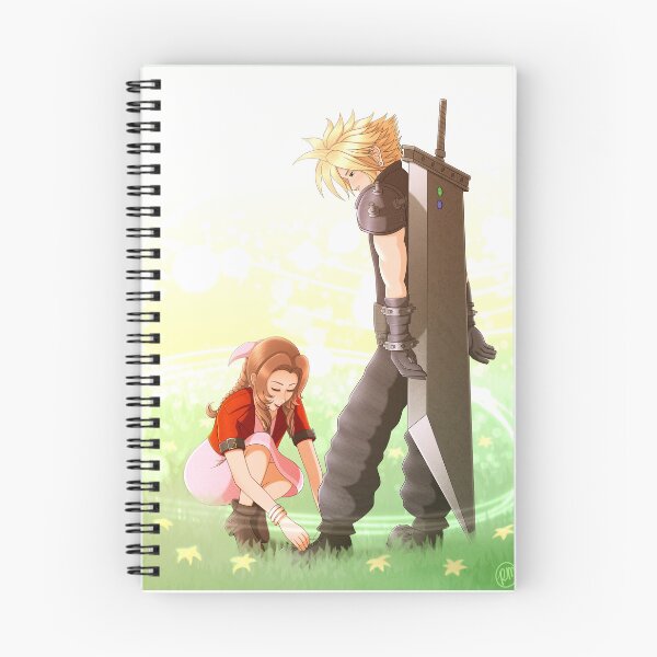 Item preview, Aerith Tying Cloud's Shoes (No Text) designed and sold by RyMoltArt.