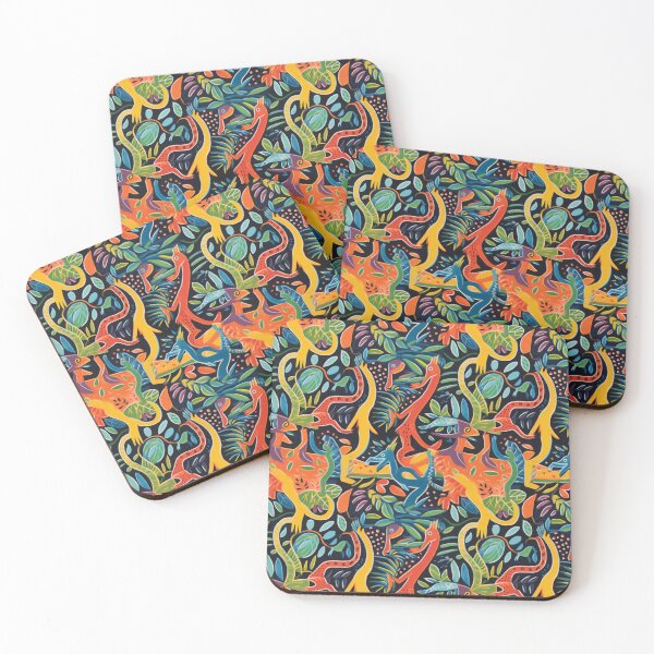 Item preview, Playful Jungle Creatures - Vibrant Abstract Art #4 designed and sold by NatureSight.