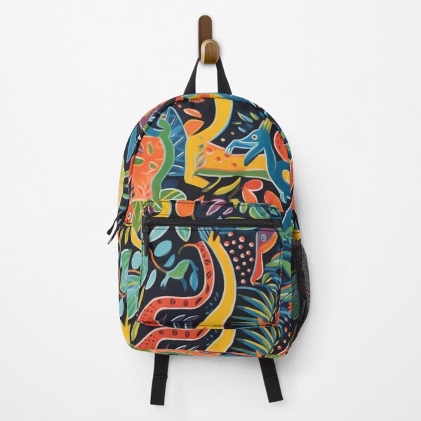 Item preview, Playful Jungle Creatures - Vibrant Abstract Art #4 designed and sold by NatureSight.