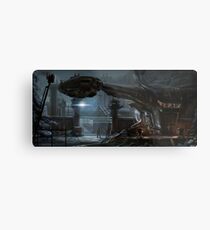 Dropship Metal Print