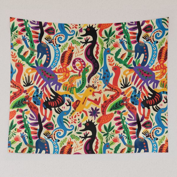 Item preview, Playful Jungle Creatures - Vibrant Abstract Art #5 designed and sold by NatureSight.