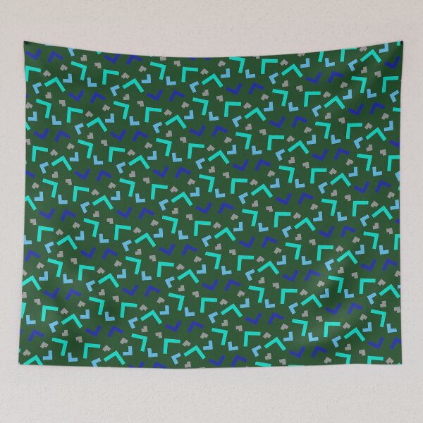 Item preview, 90s Retro Vintage Colorful Geometry Memphis Party Pattern  designed and sold by EvergreenMotifs.
