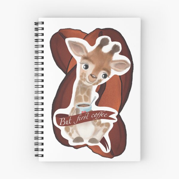 Item preview, Cute little giraffe with cup of coffee  designed and sold by TrusteeDesign.