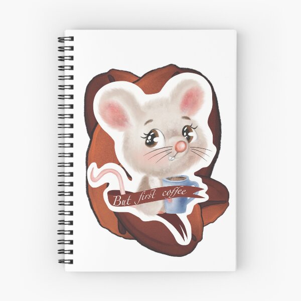 Item preview, Cute little mouse with cup of coffee  designed and sold by TrusteeDesign.