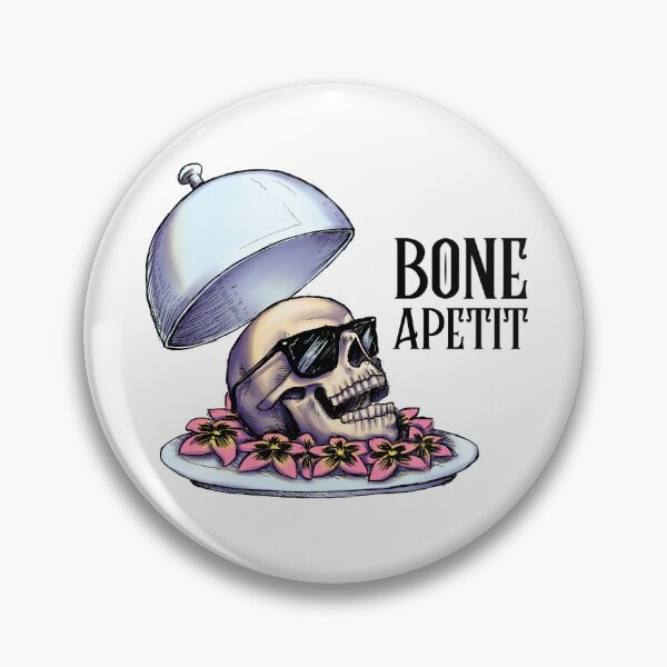 Item preview, Bone Apetit - Funny Skeleton Head Serving designed and sold by Rikeshi.