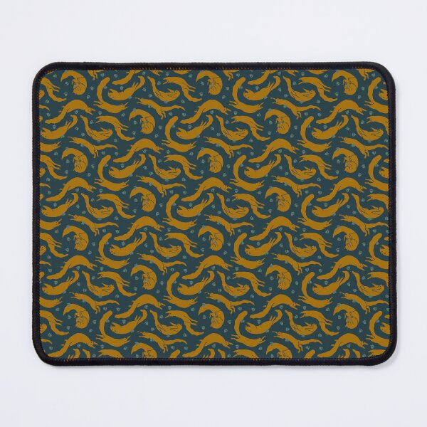 Item preview, Flying squirrels chasing acorns on dark blue background designed and sold by aysegulkacar.