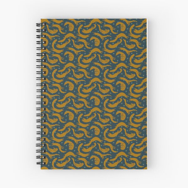 Item preview, Flying squirrels chasing acorns on dark blue background designed and sold by aysegulkacar.
