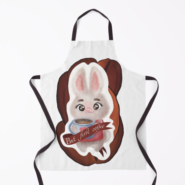 Item preview, Cute little bunny with cup of coffee designed and sold by TrusteeDesign.