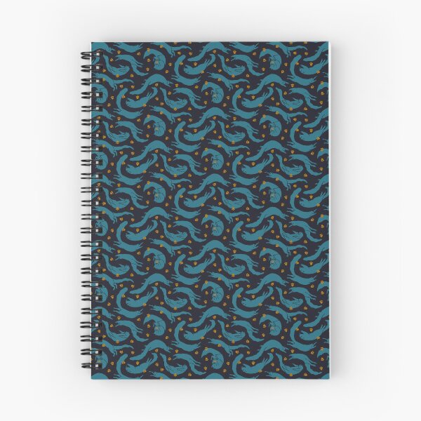 Item preview, Flying squirrels chasing acorns on midnight blue background designed and sold by aysegulkacar.
