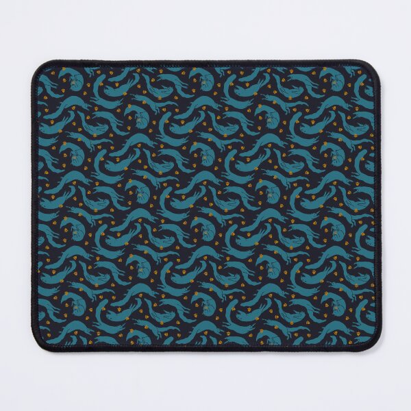 Item preview, Flying squirrels chasing acorns on midnight blue background designed and sold by aysegulkacar.