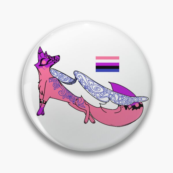 Item preview, Flying fox Pride Month Genderfluid designed and sold by beckyhowling.