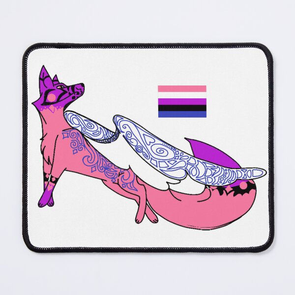 Item preview, Flying fox Pride Month Genderfluid designed and sold by beckyhowling.