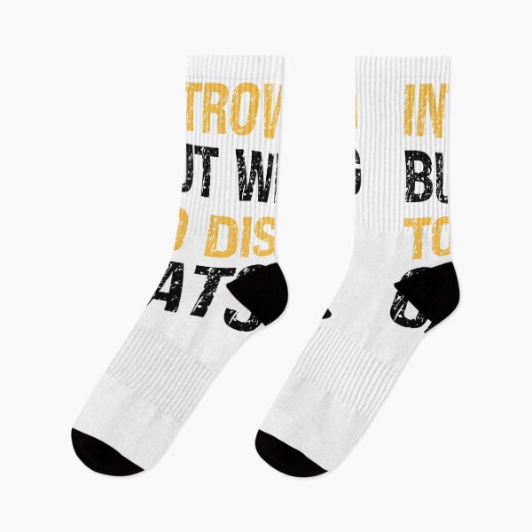 Item preview, Introverted but willing to discuss cats, Cat lover, Antisocial, Cat Parents  designed and sold by PRINYOS.